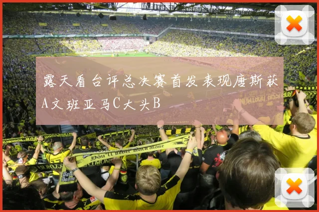 露天看台评总决赛首发表现唐斯获A文班亚马C大头B